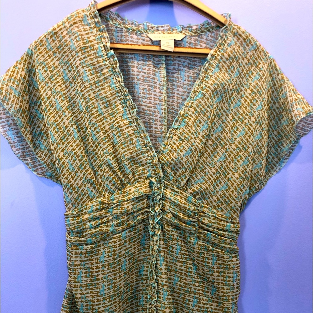 Jonathan and Martin medium sheer blouse.